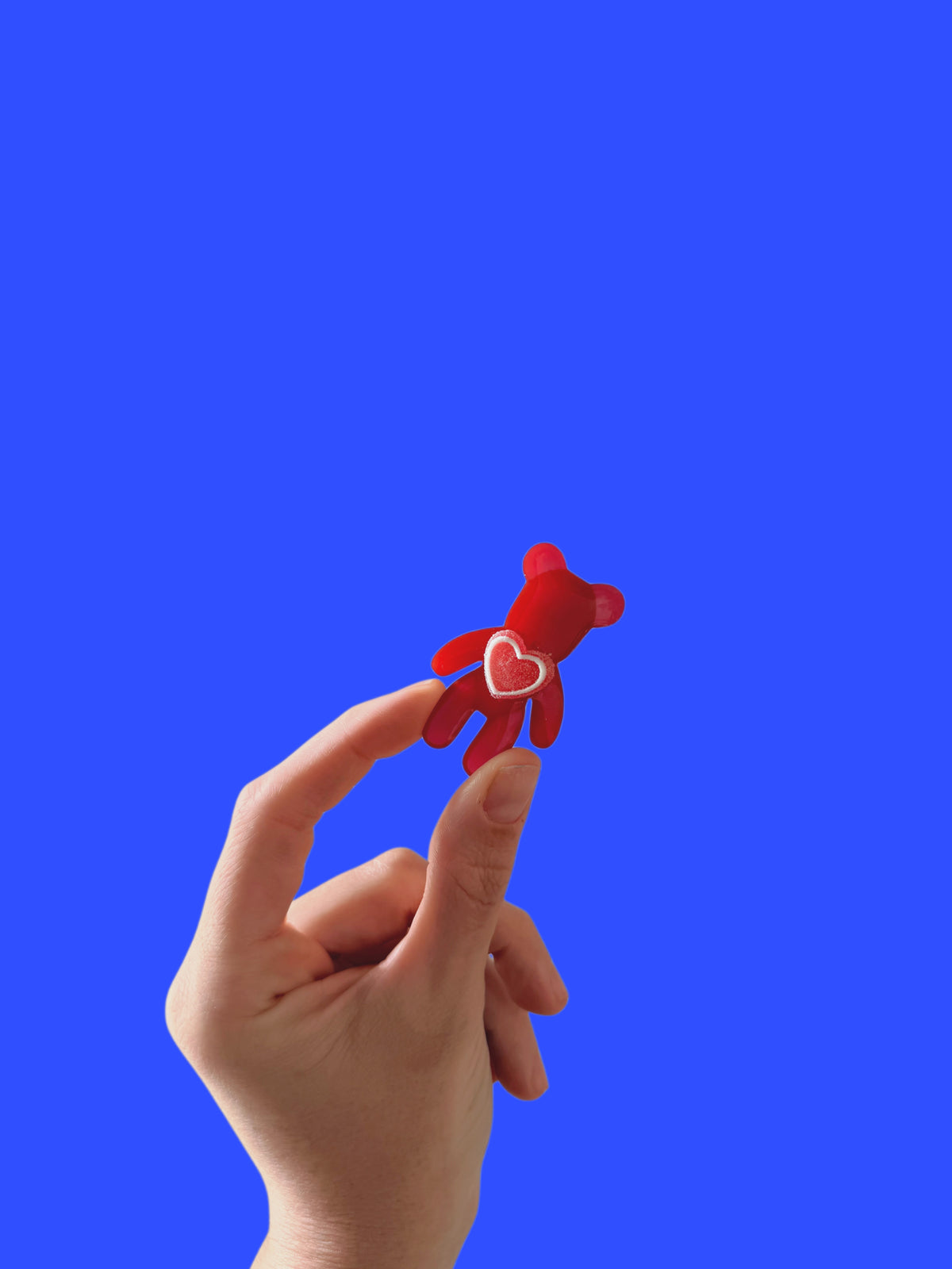Love heart worry bear