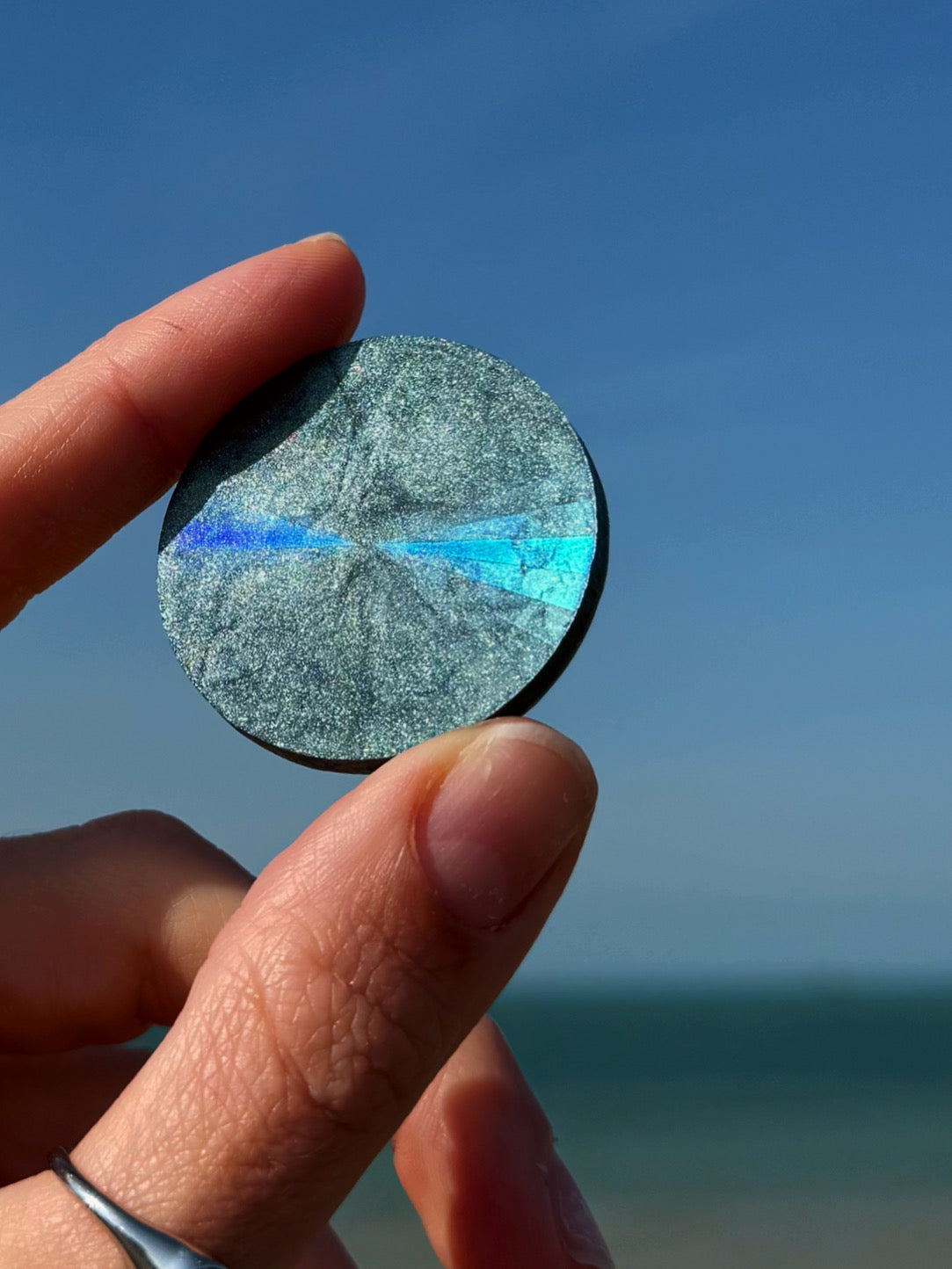 Holographic orb: night time drop
