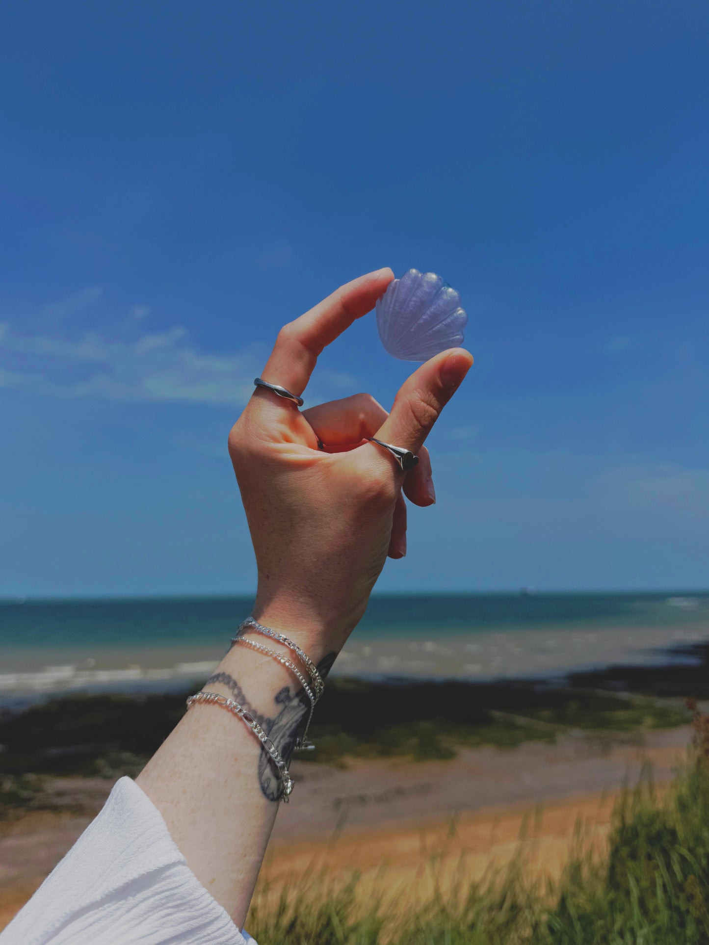 Water drop pocket shell