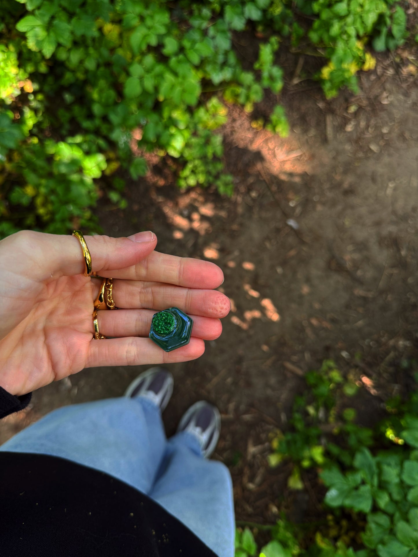 Geode patch mini hexagon
