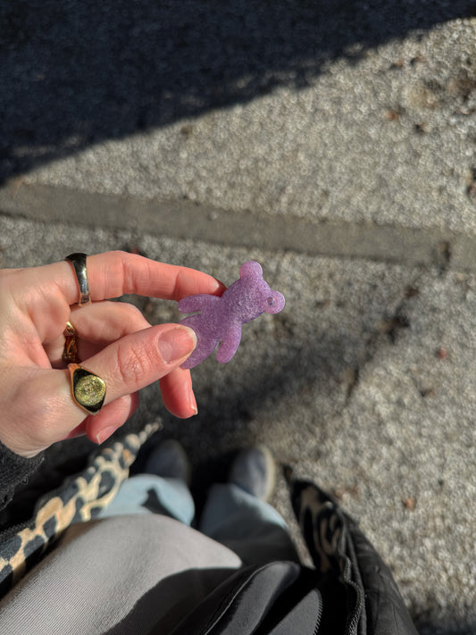 Worry bear: purple bubble 141