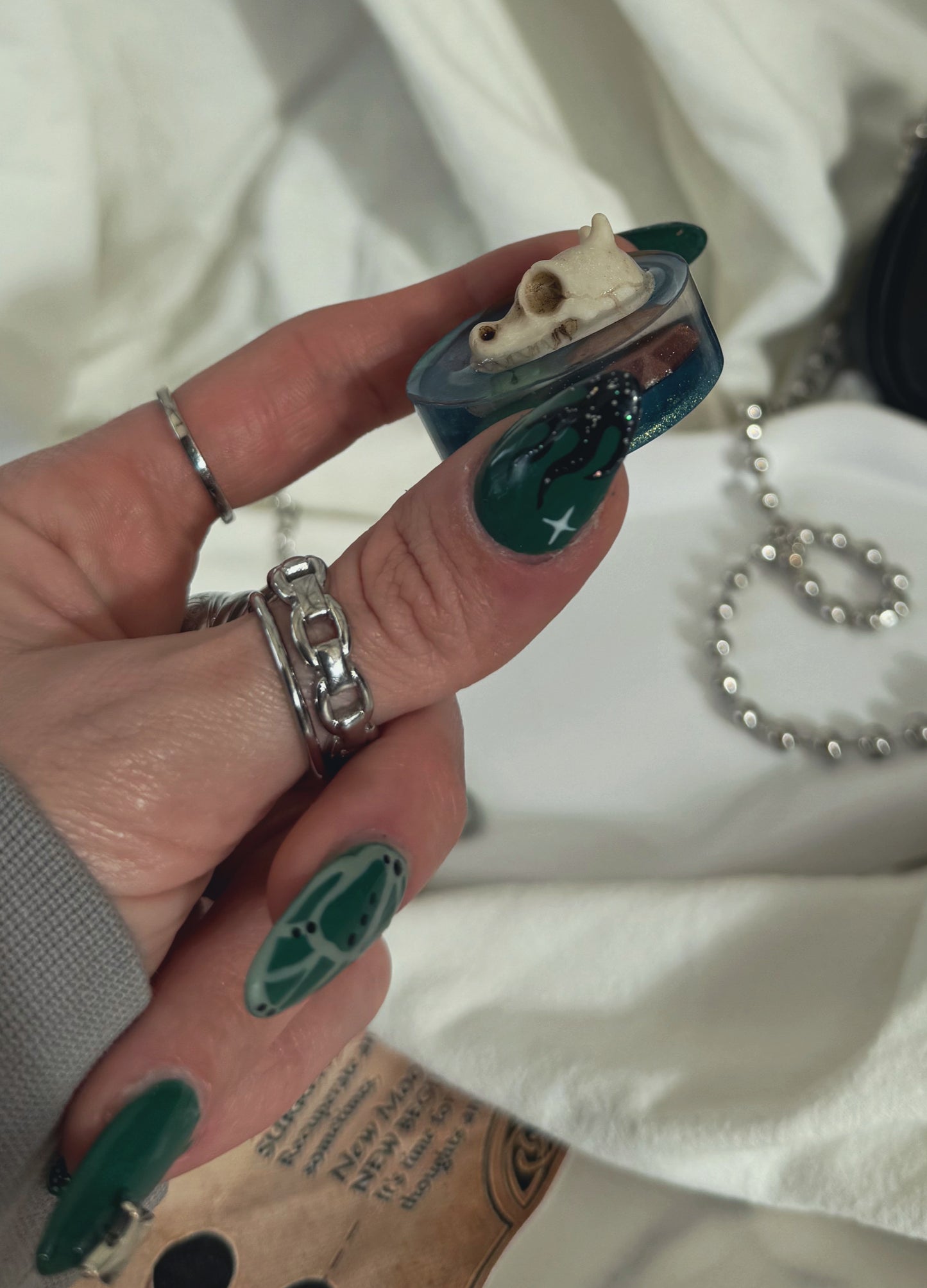 Chunky orb: dragon skull