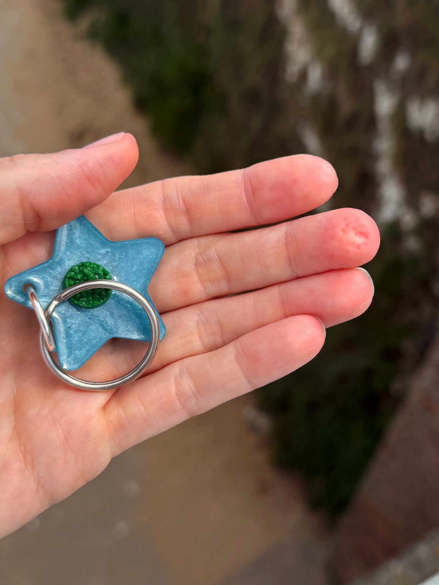Bella star: geode charm