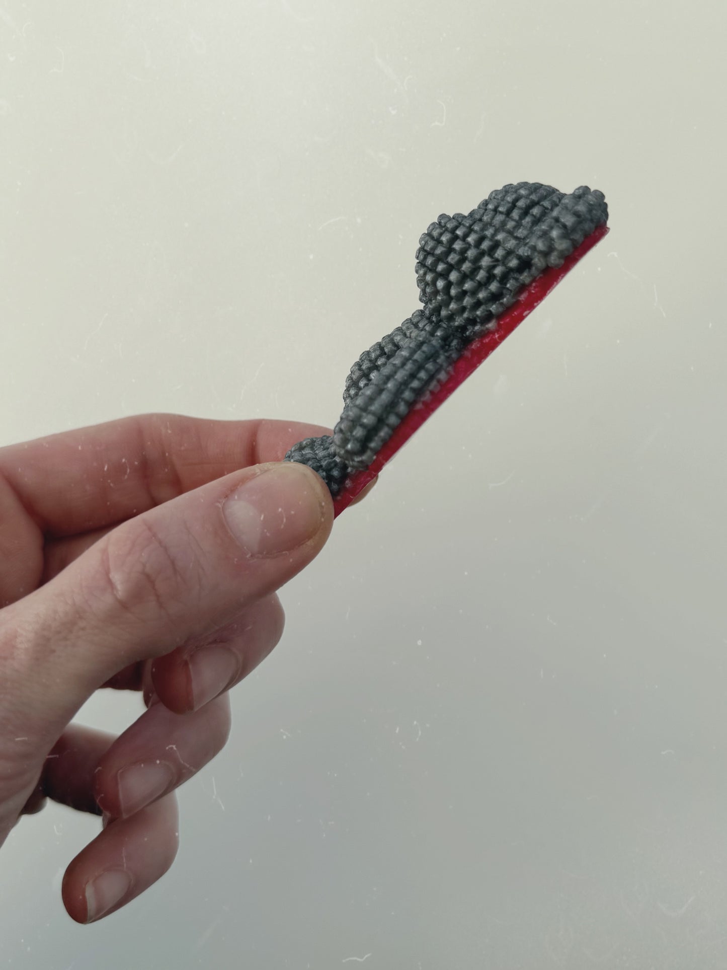 Jagger bear: red & grey