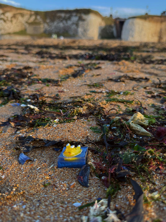 Blue square wave: yellow slug