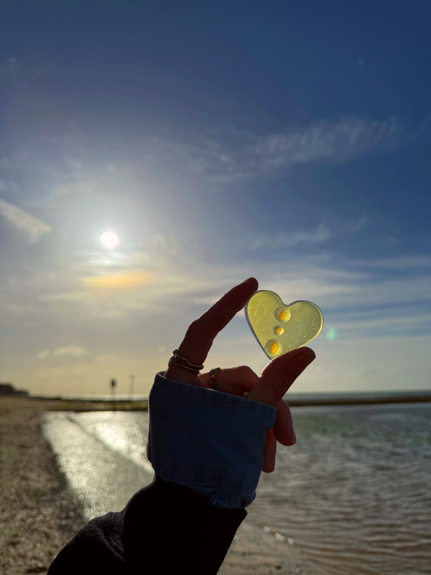 3 drop chunky heart