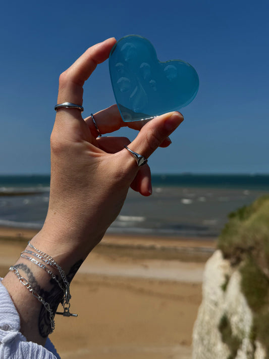 Water drop palm heart