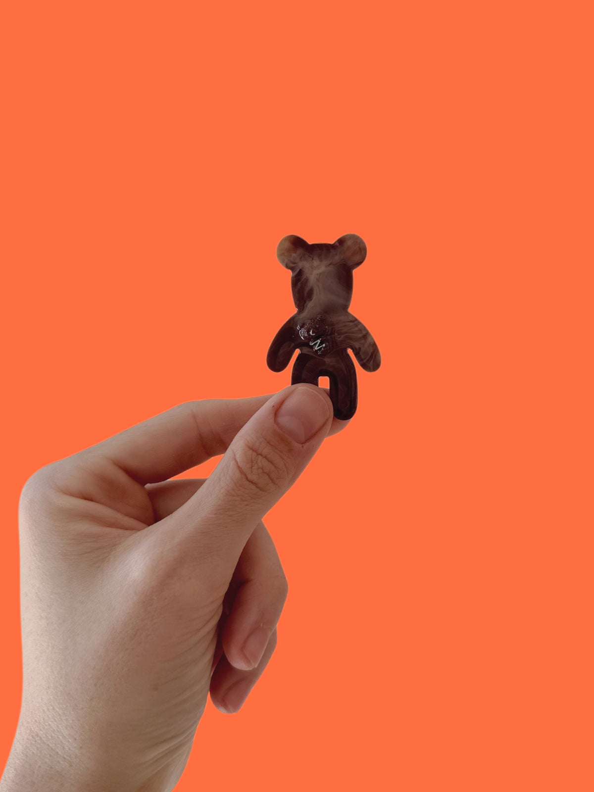 Little chocolate worry bear