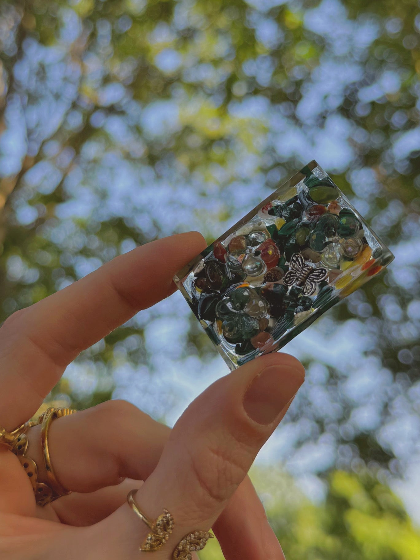 Magical butterfly rectangle wave