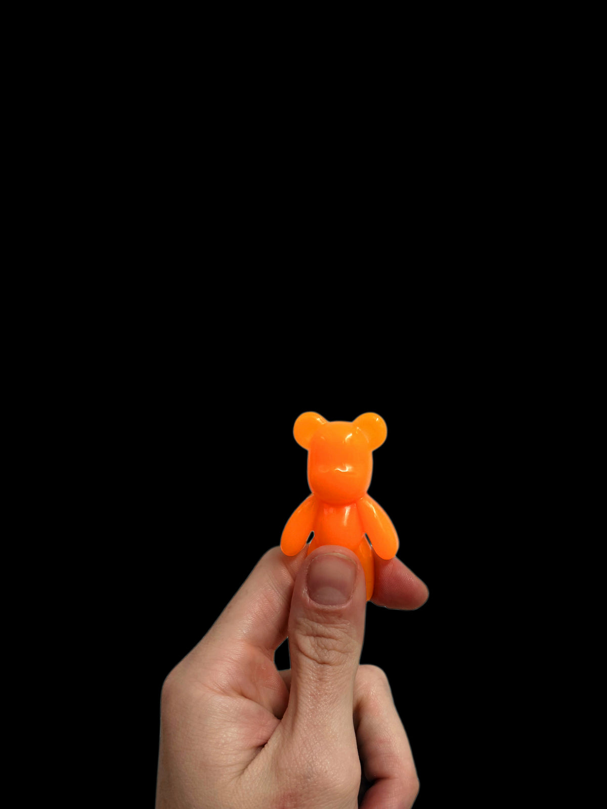 Glowing pumpkin worry bear