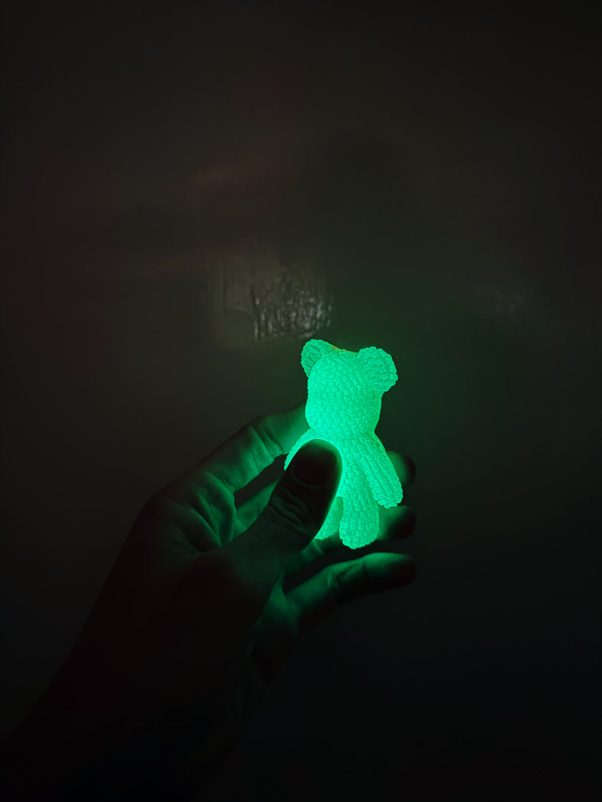 Jagger bear: pumpkin duck green glow