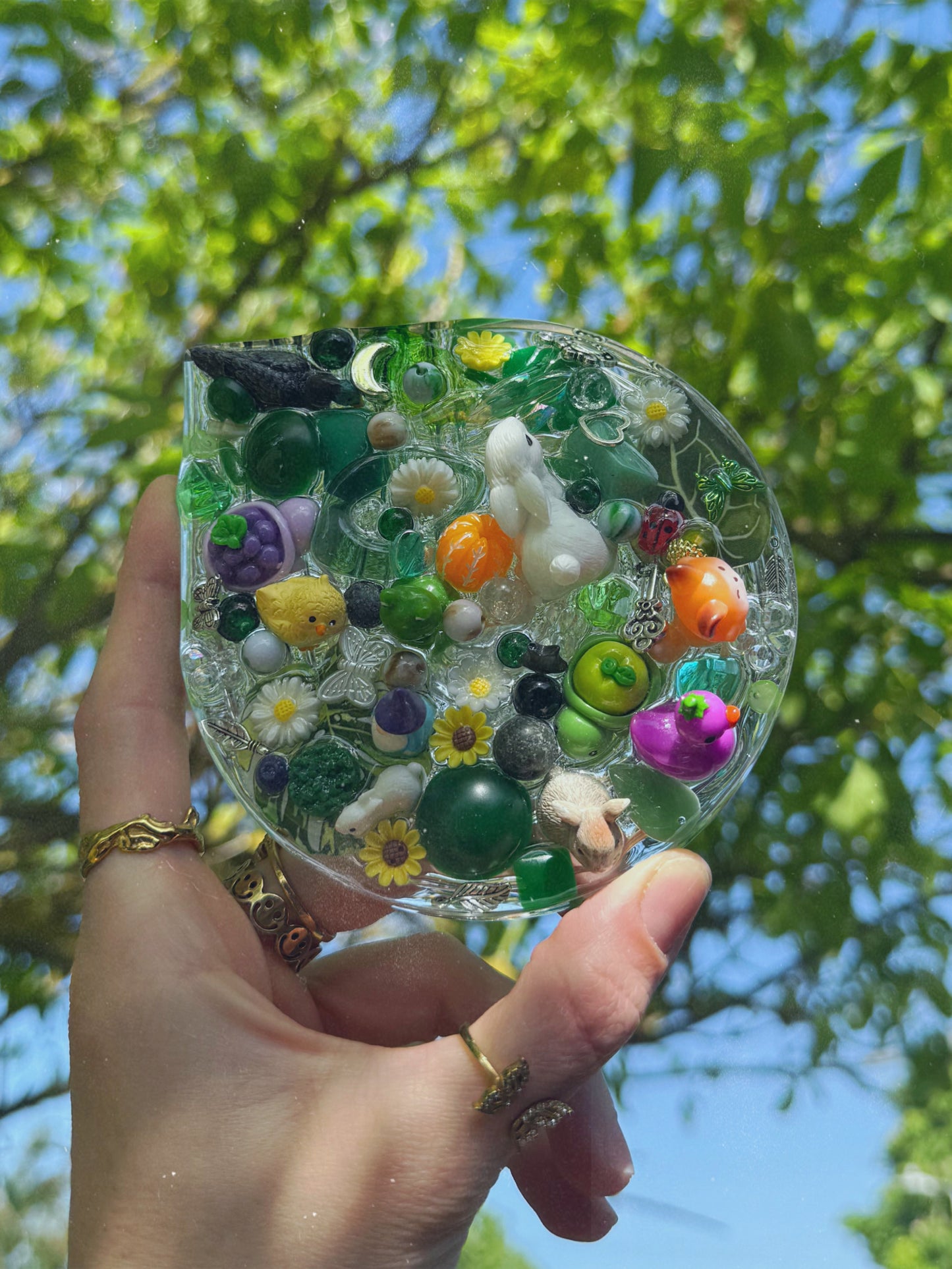 Fairy garden teardrop ripple