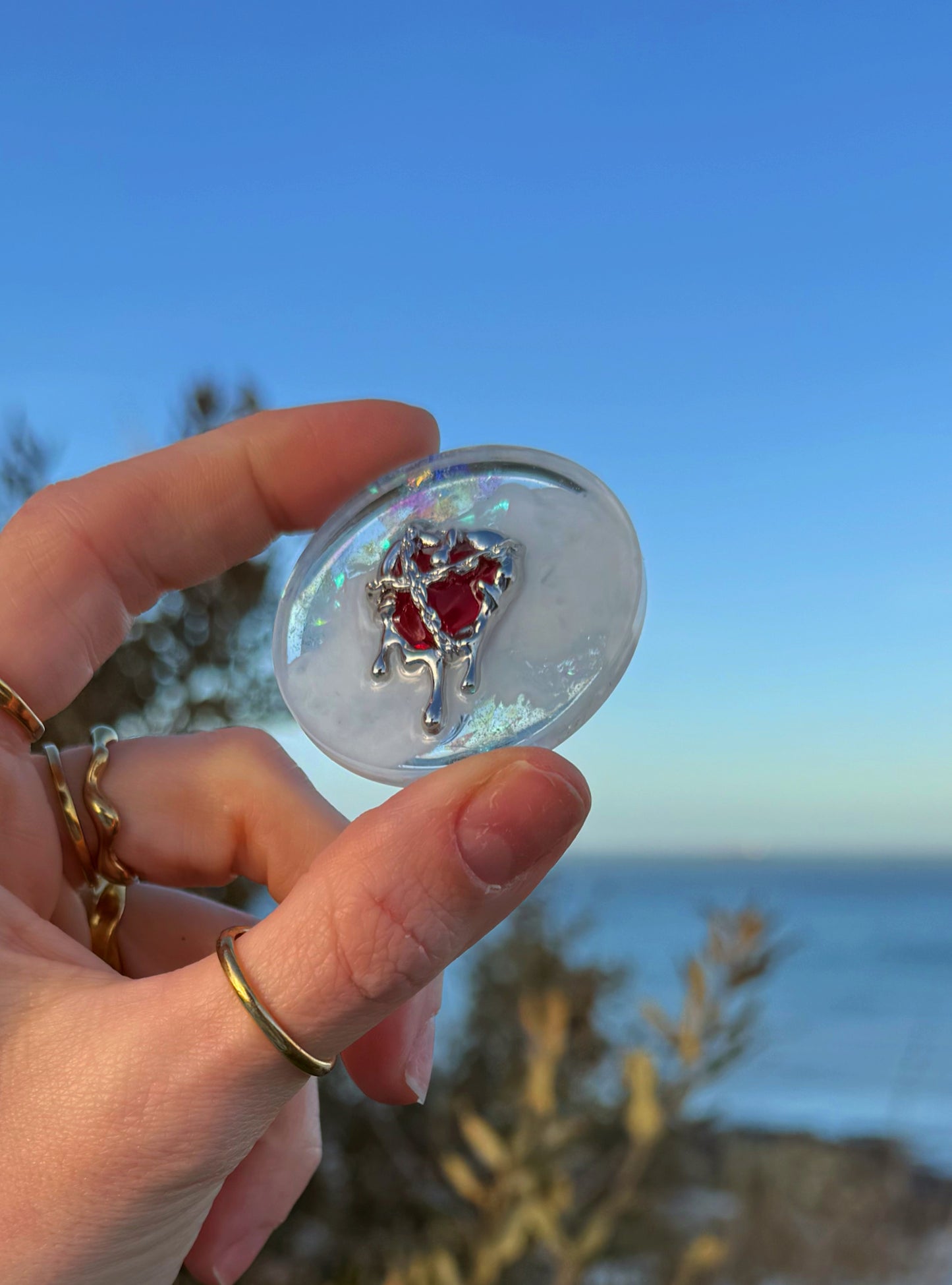 Locked in heart XL orb