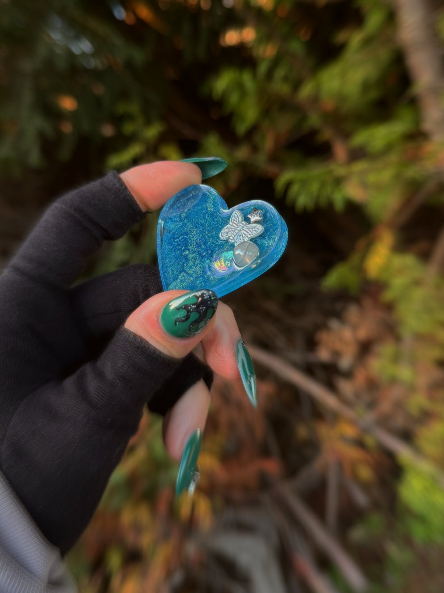 Chunky heart: butterfly magic