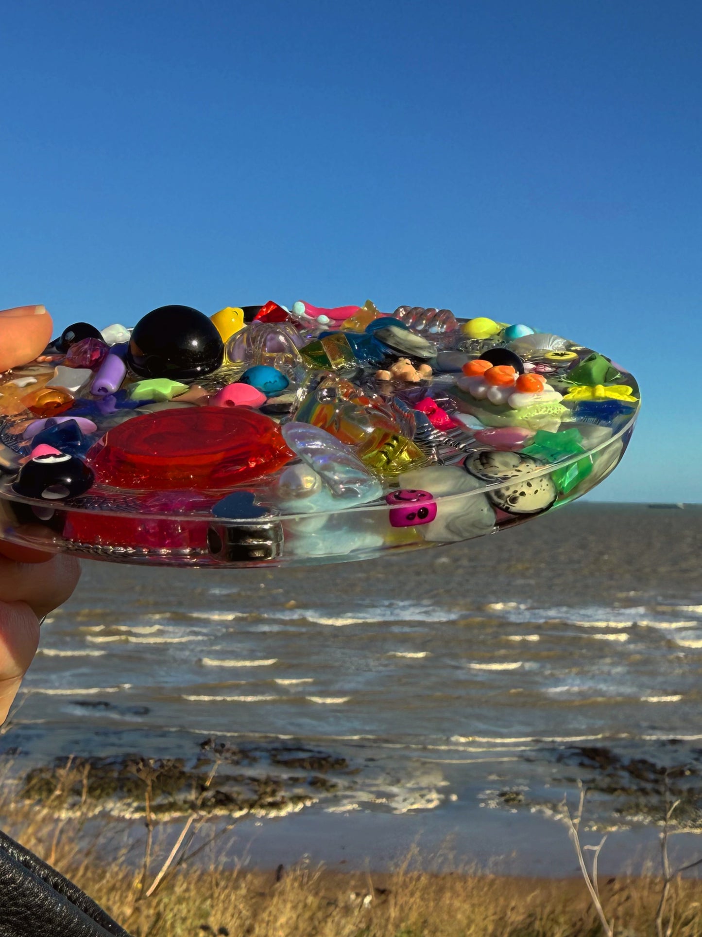 Circle Halloween rainbow ripple 5