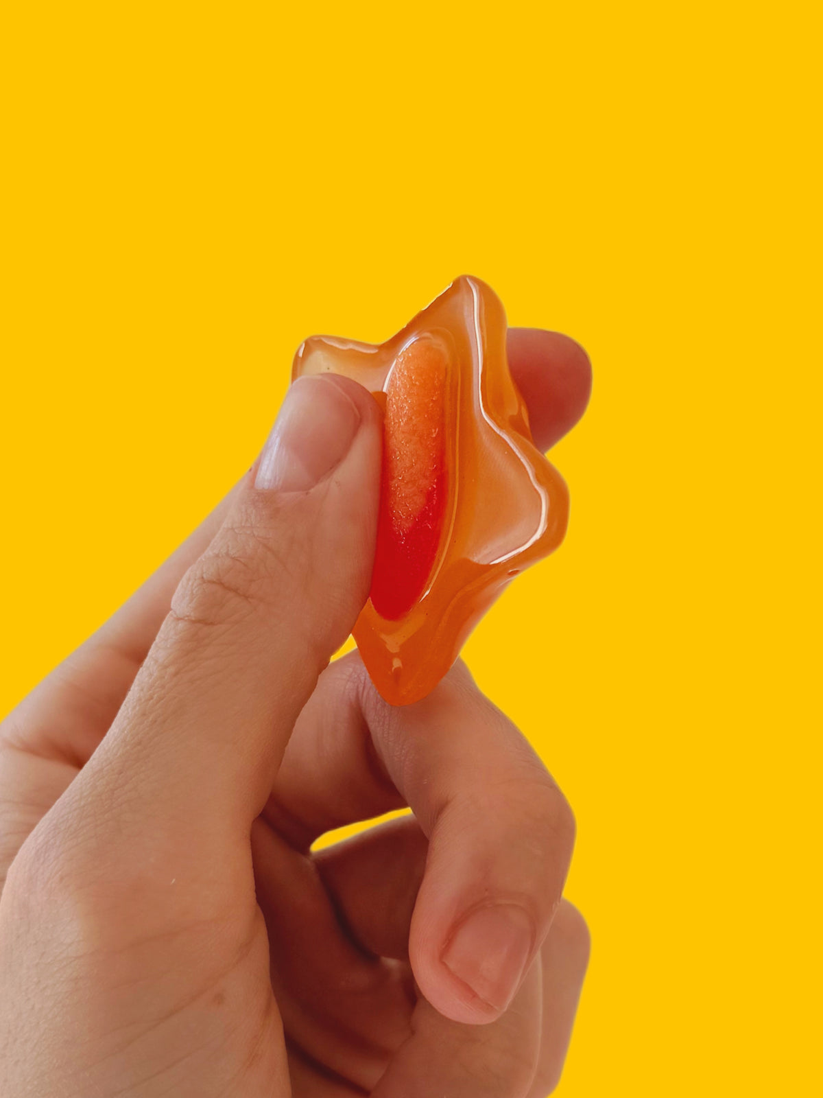 Water star: gummy worm