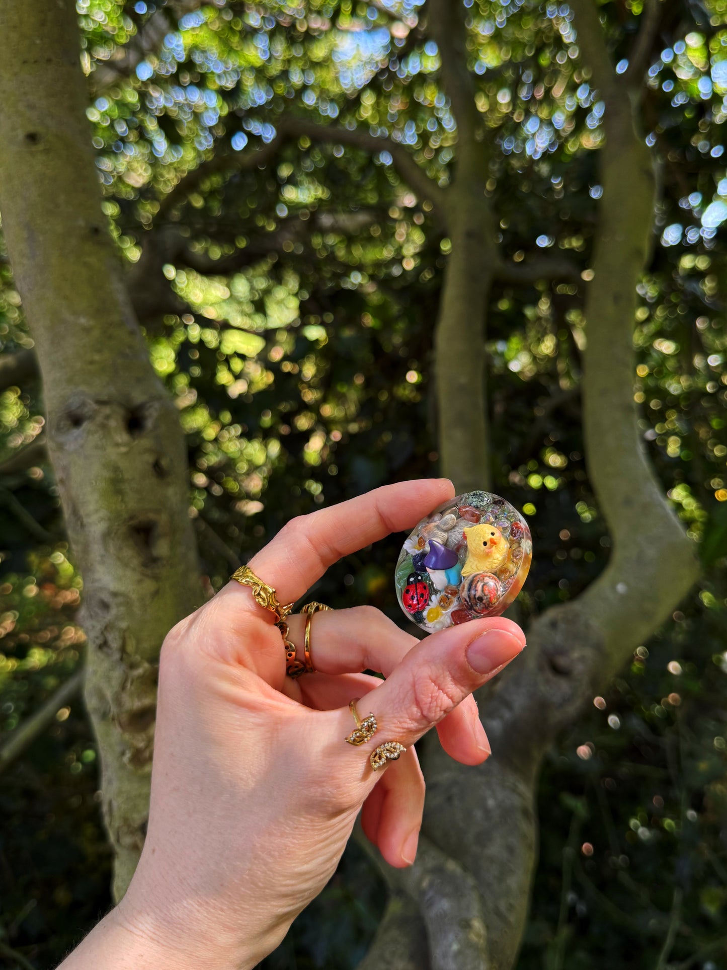 The chick & the rabbit Xl orb