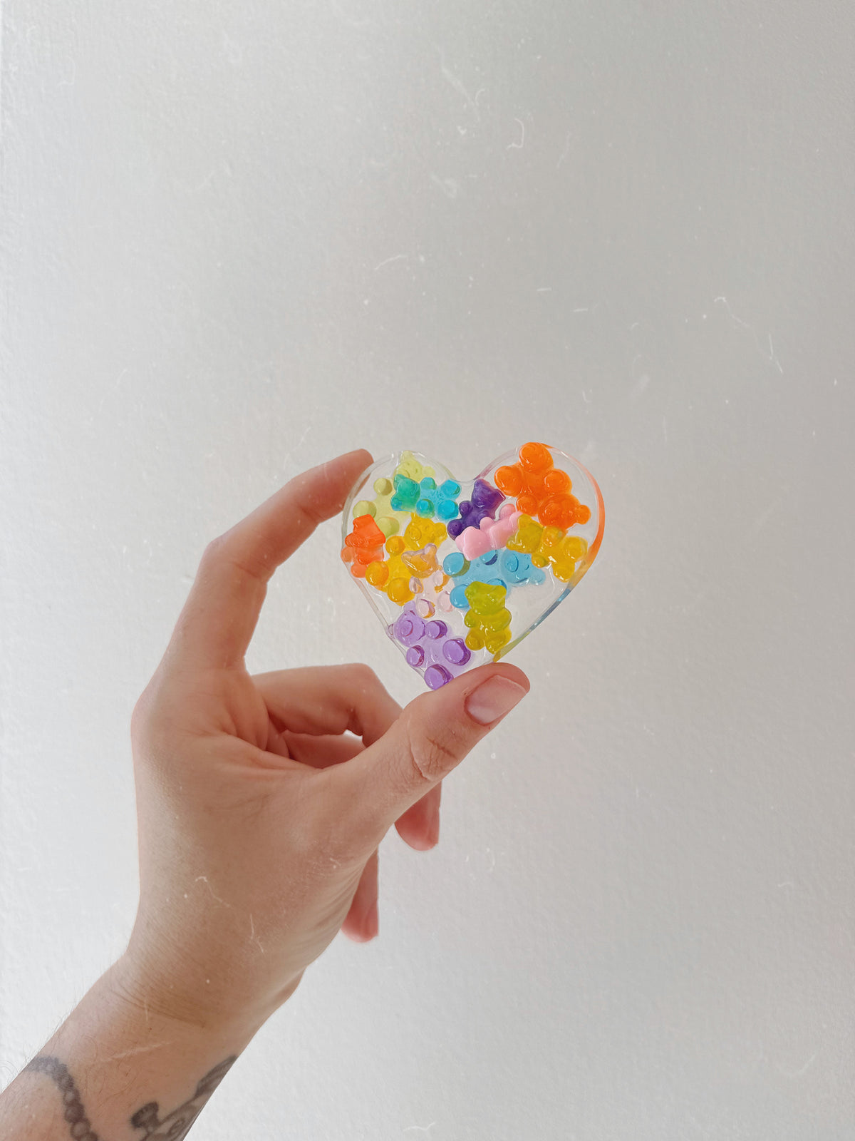 Gummy bear : palm heart