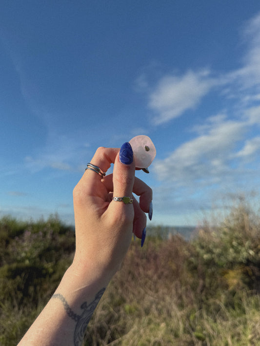 Pink drop moon rock