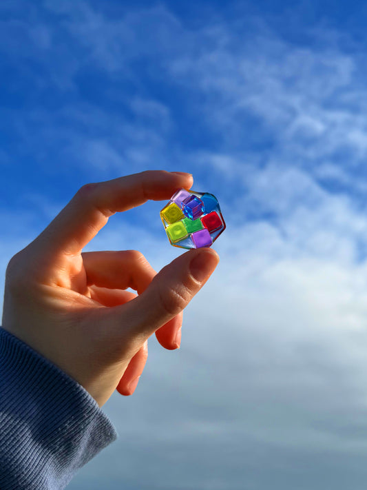 Colour block: Mini hexagon