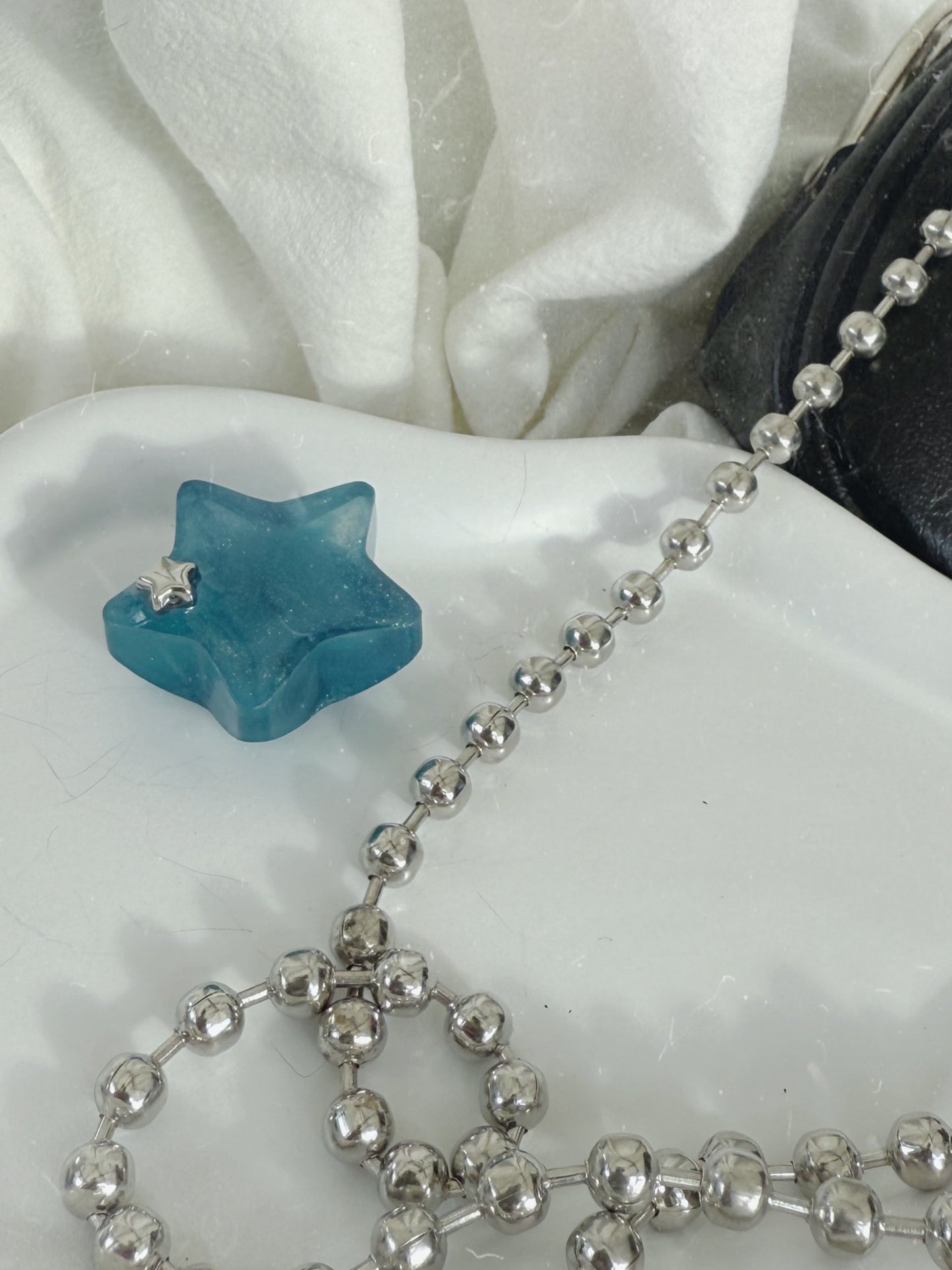 Blue double star & star