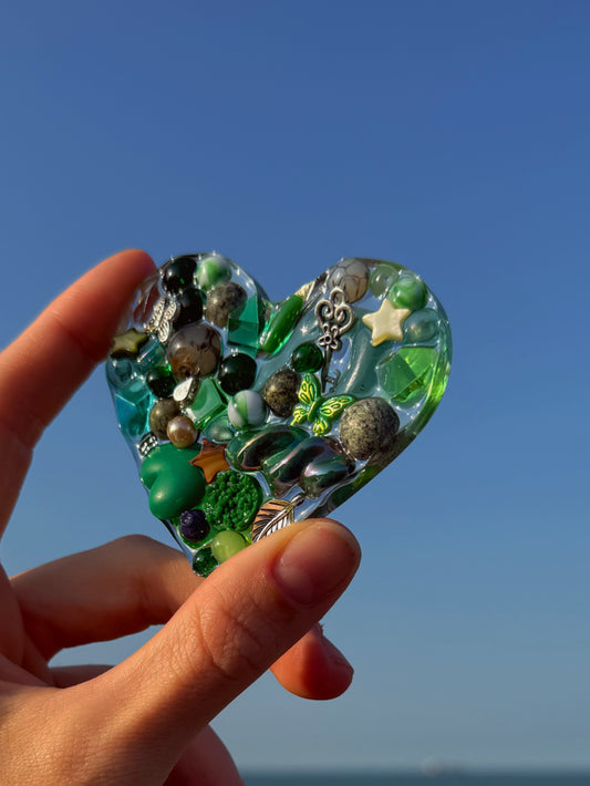Fairy garden palm heart