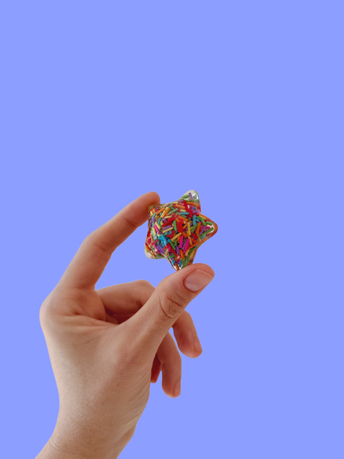 Water star: sprinkle doughnut