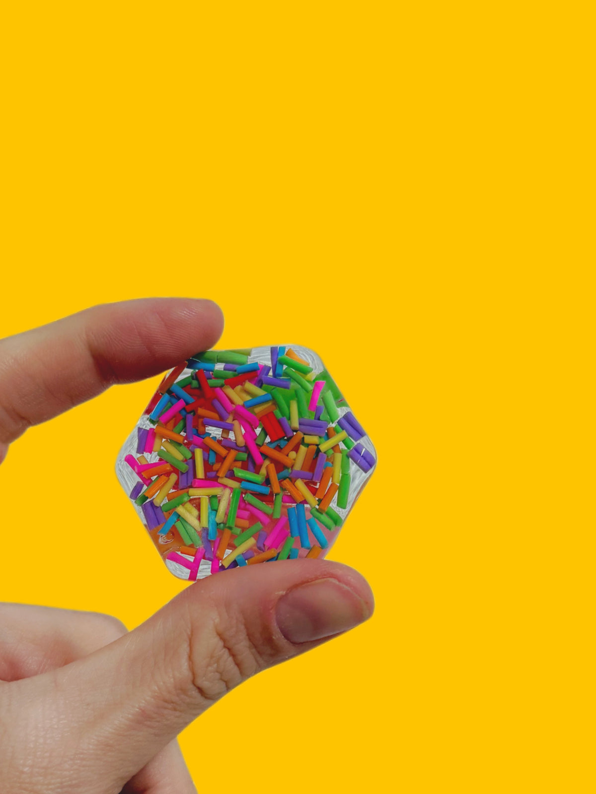 Hexagon: Triple gummy worm