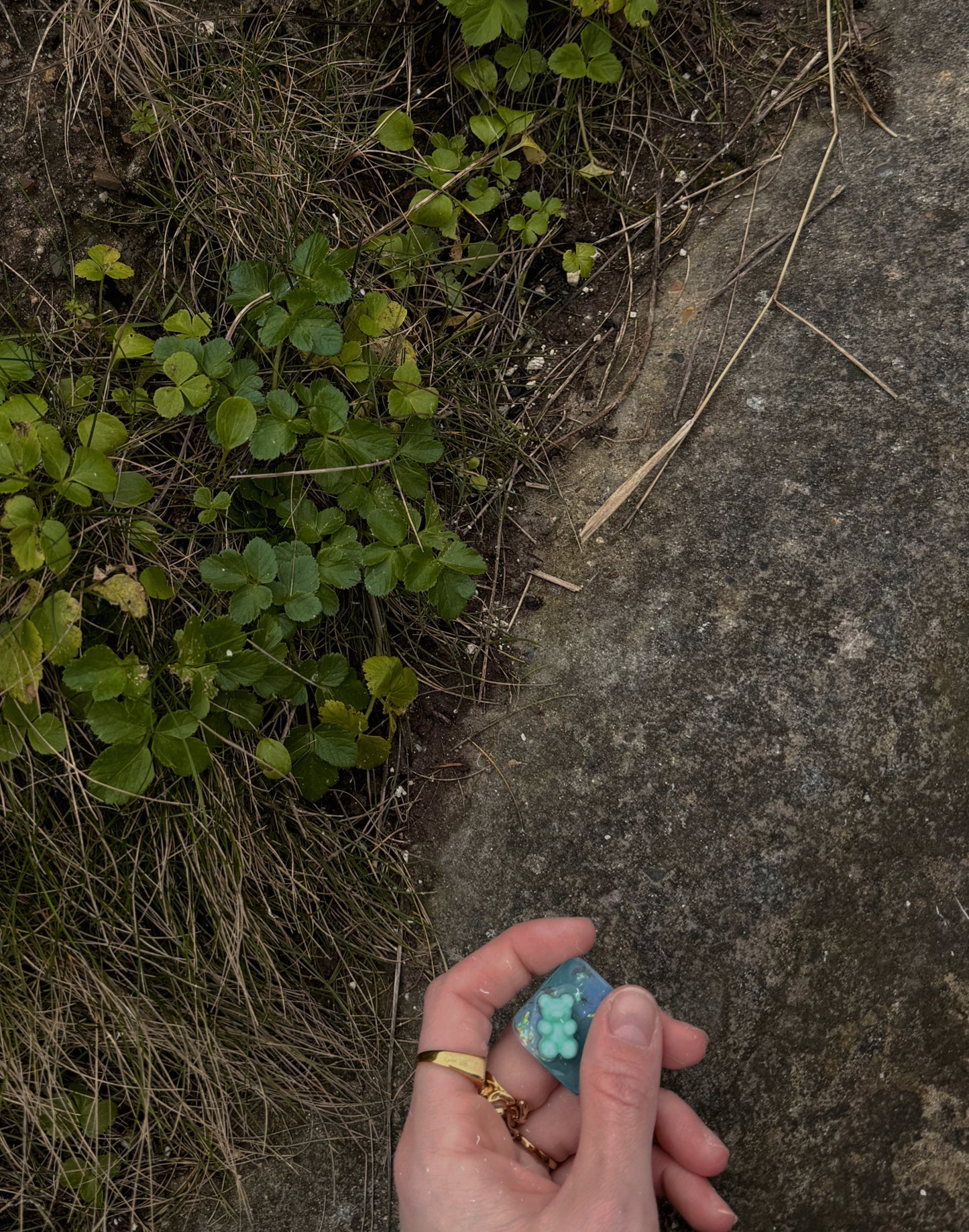 Green gummy: Mini square