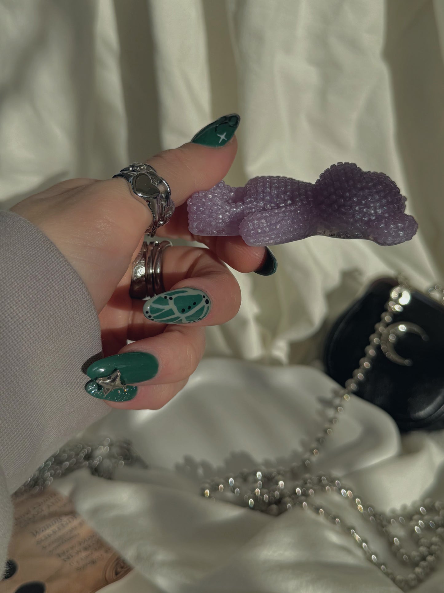 Jagger bear: purple moon catcher