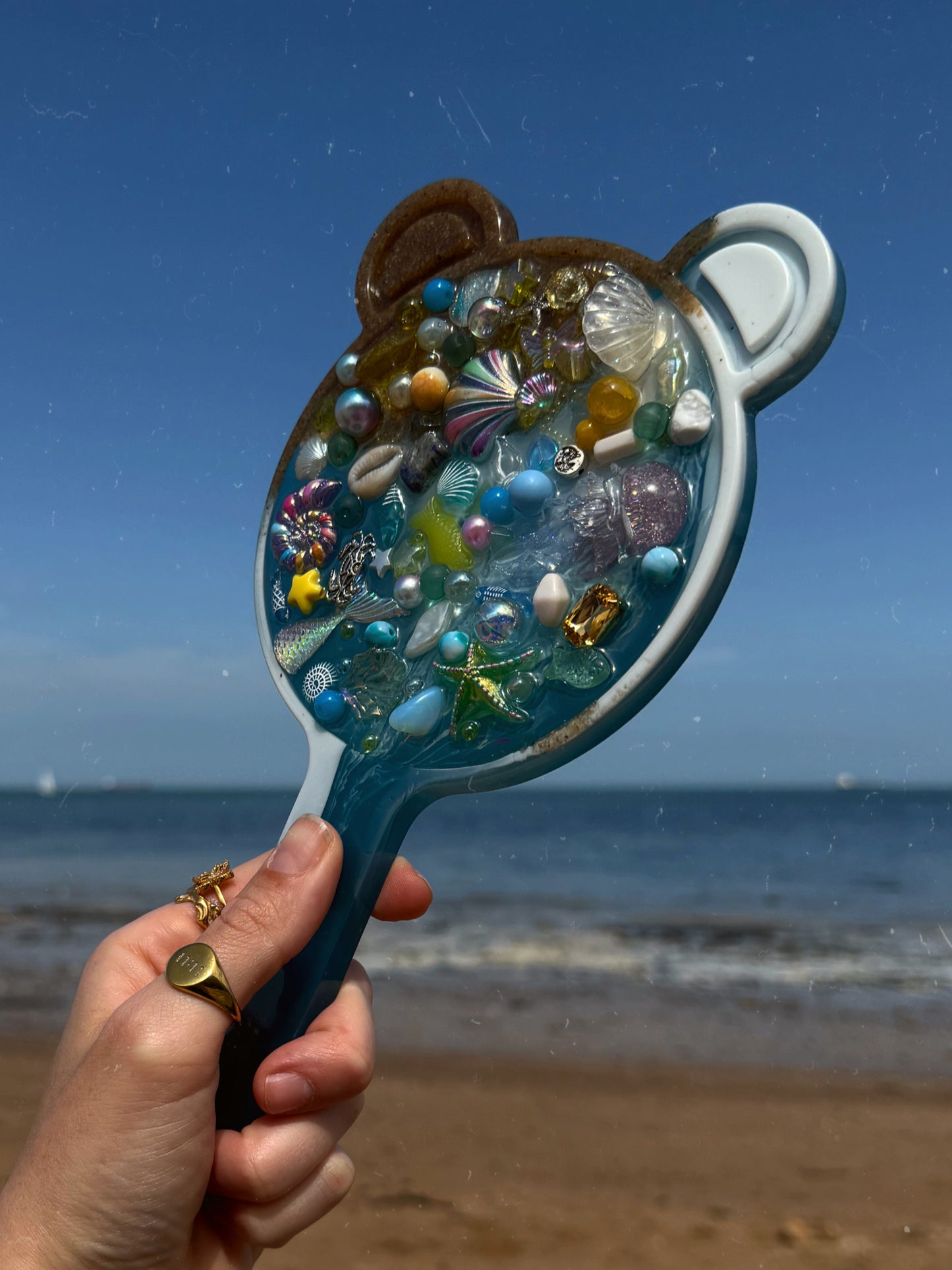 The beach bear mirror
