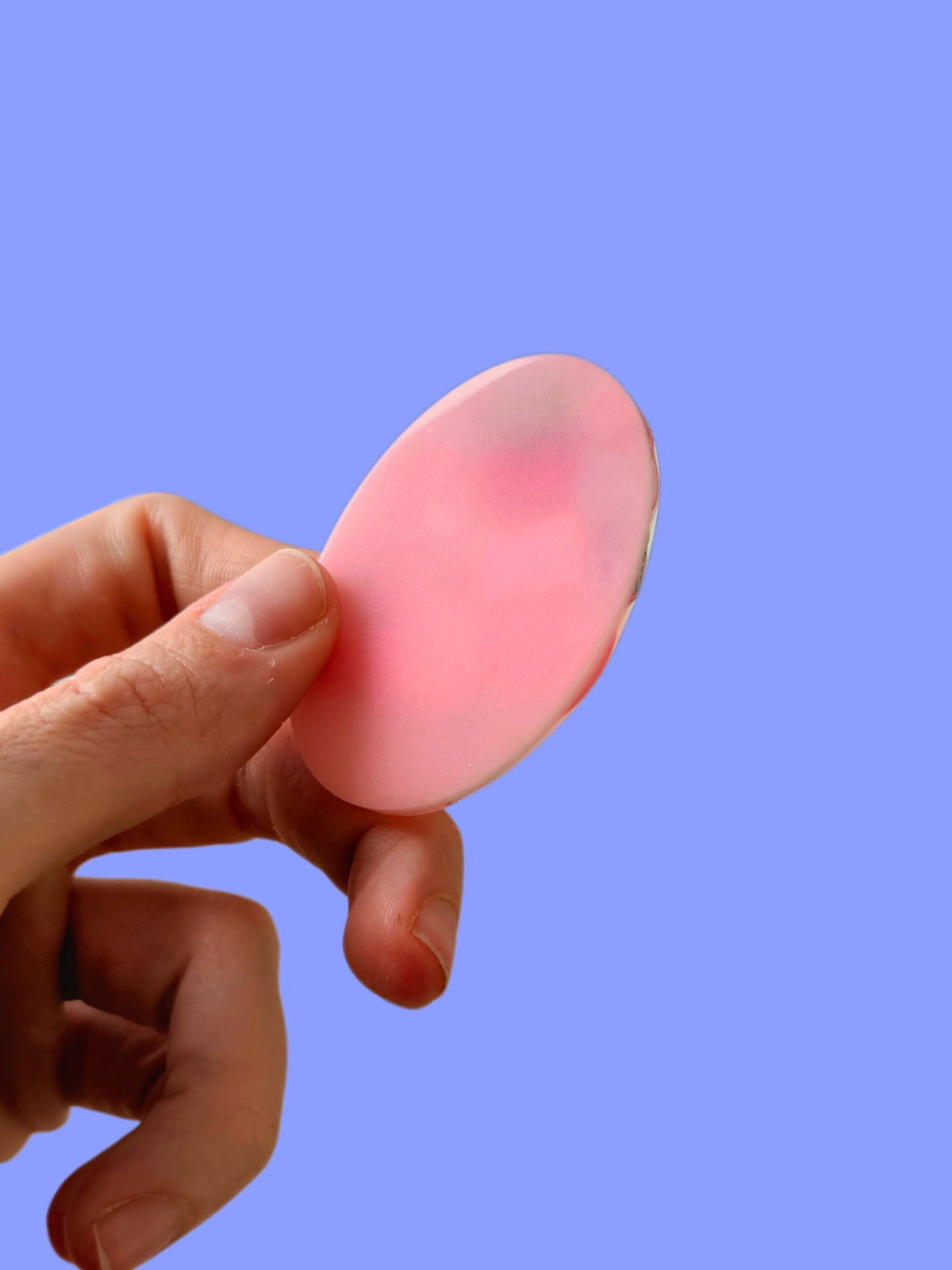 Pink cherry : palm oval