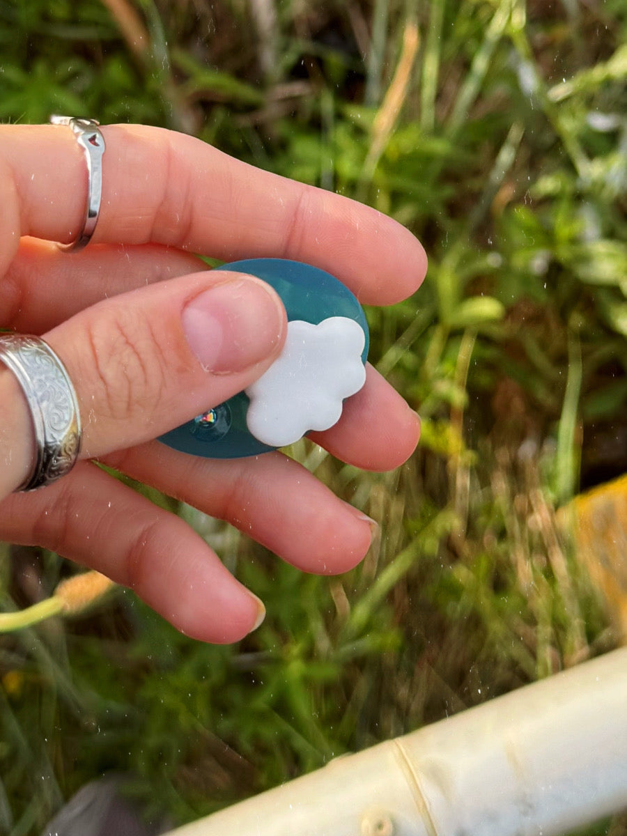 Micro over rain cloud spinner