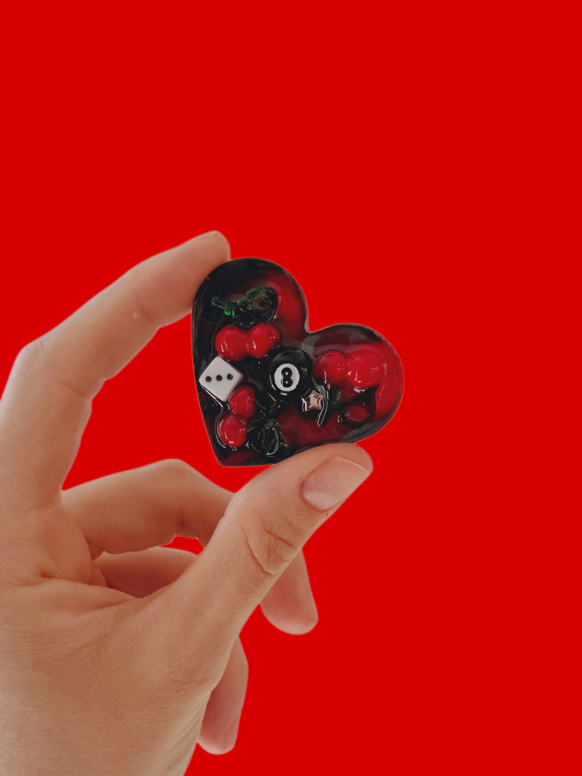 Lucky cherry : heart orb