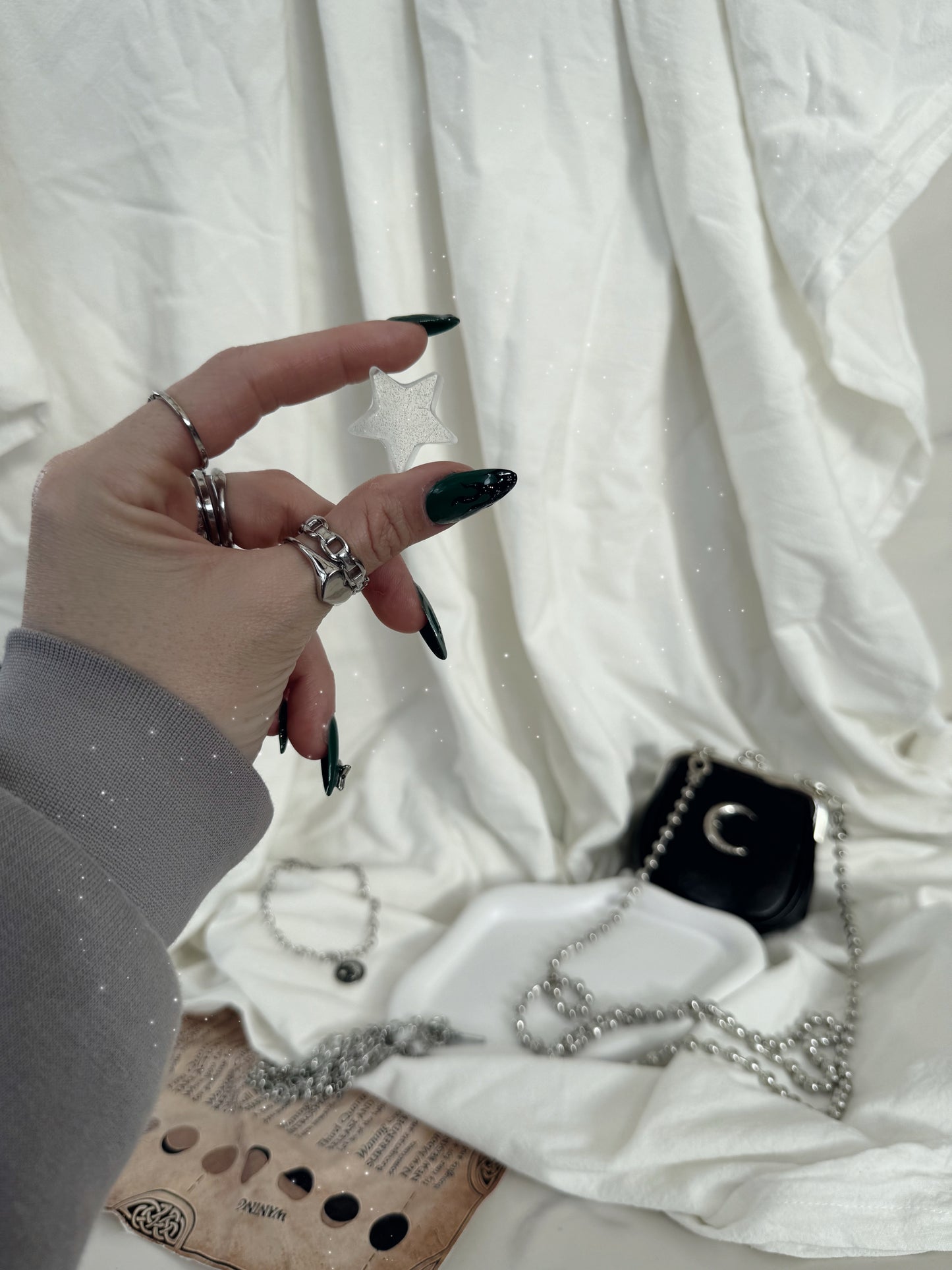 Lucky star: clear sparkle