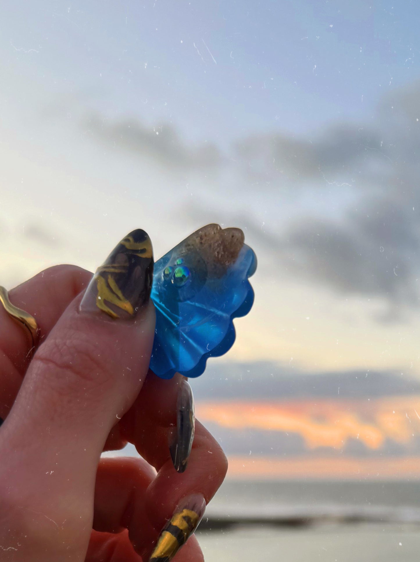 Pocket shell: bubble beach 98