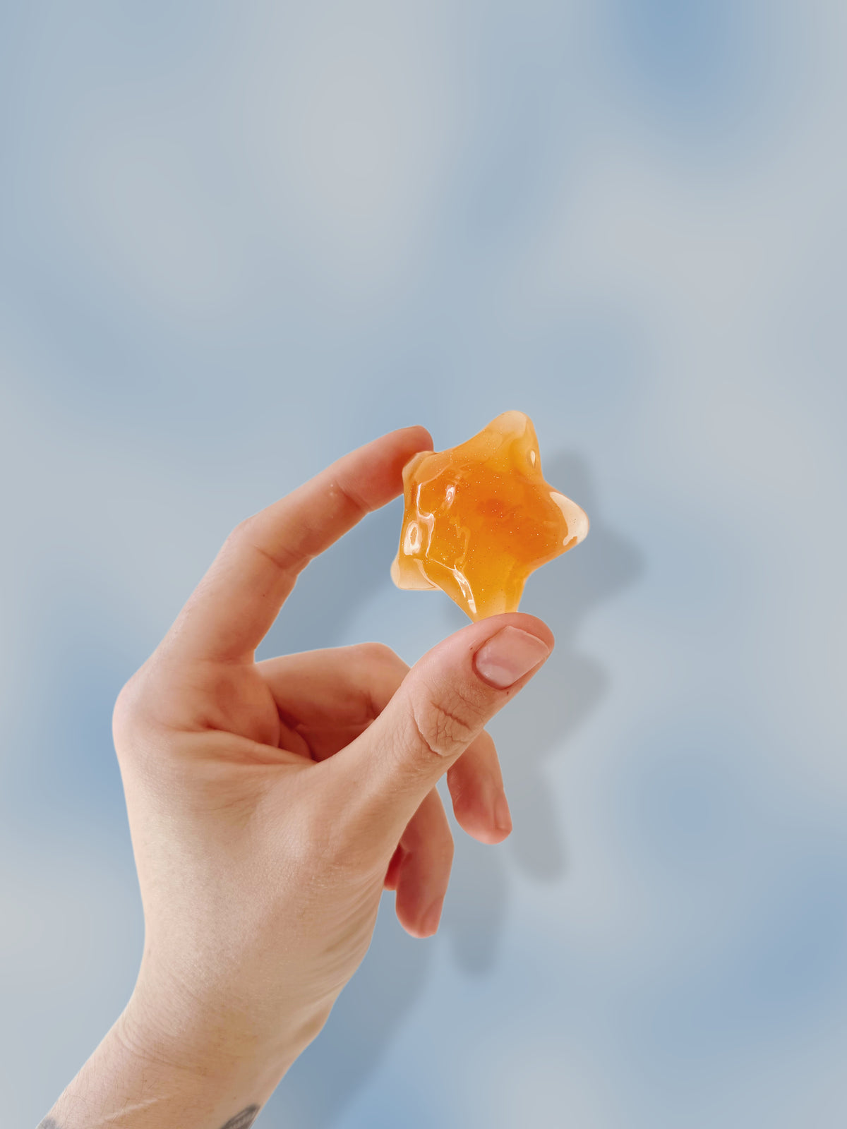 Water star: gummy worm