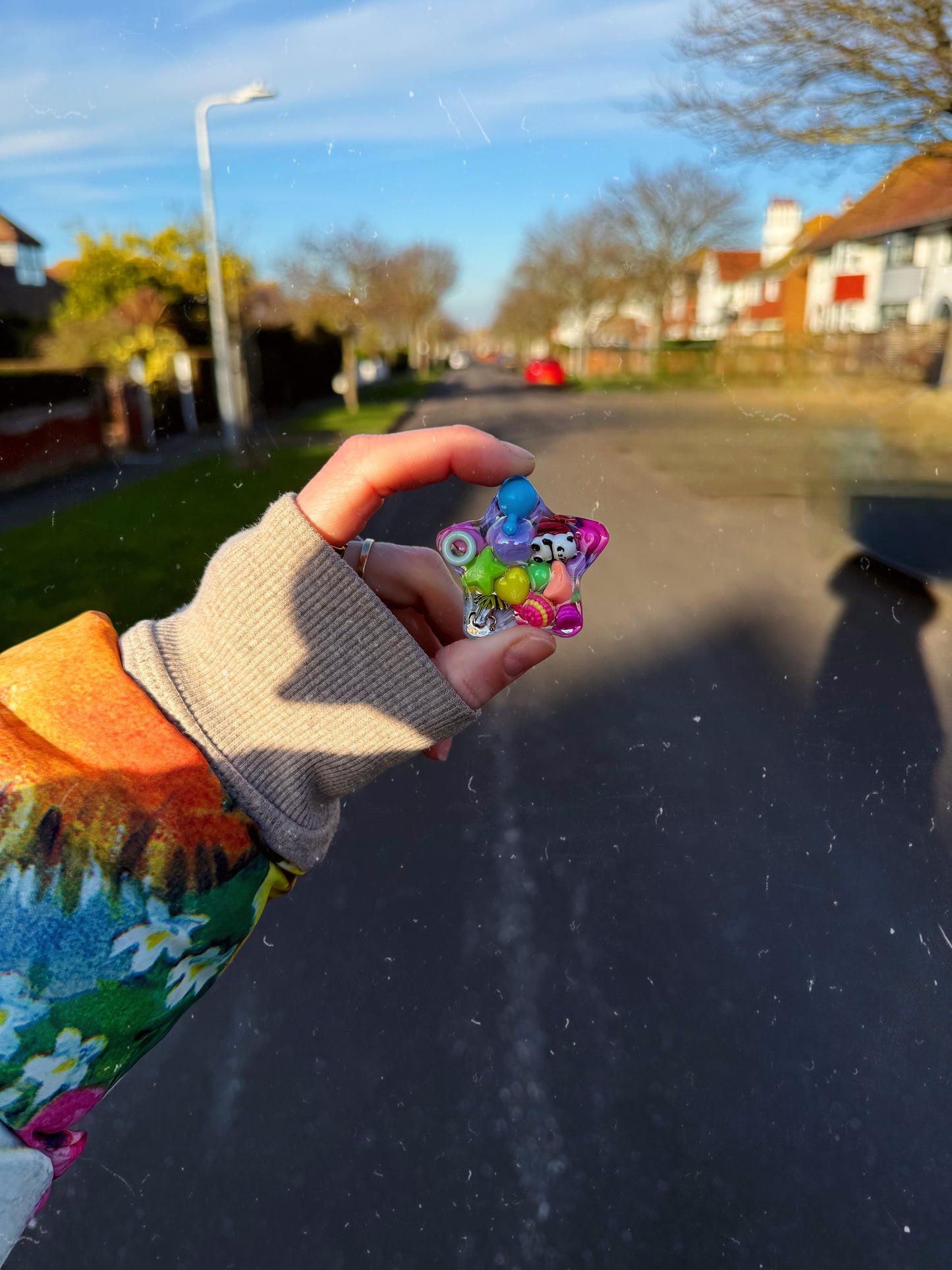 Random rainbow water star