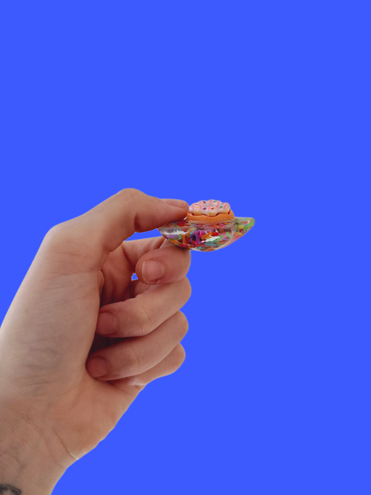 Water star: sprinkle doughnut