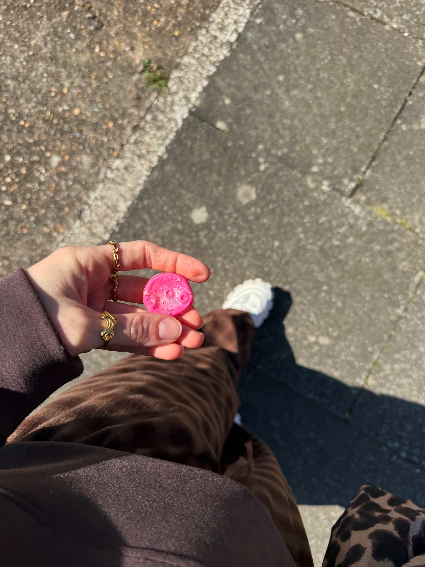 Strawberry tortoise thumb dip