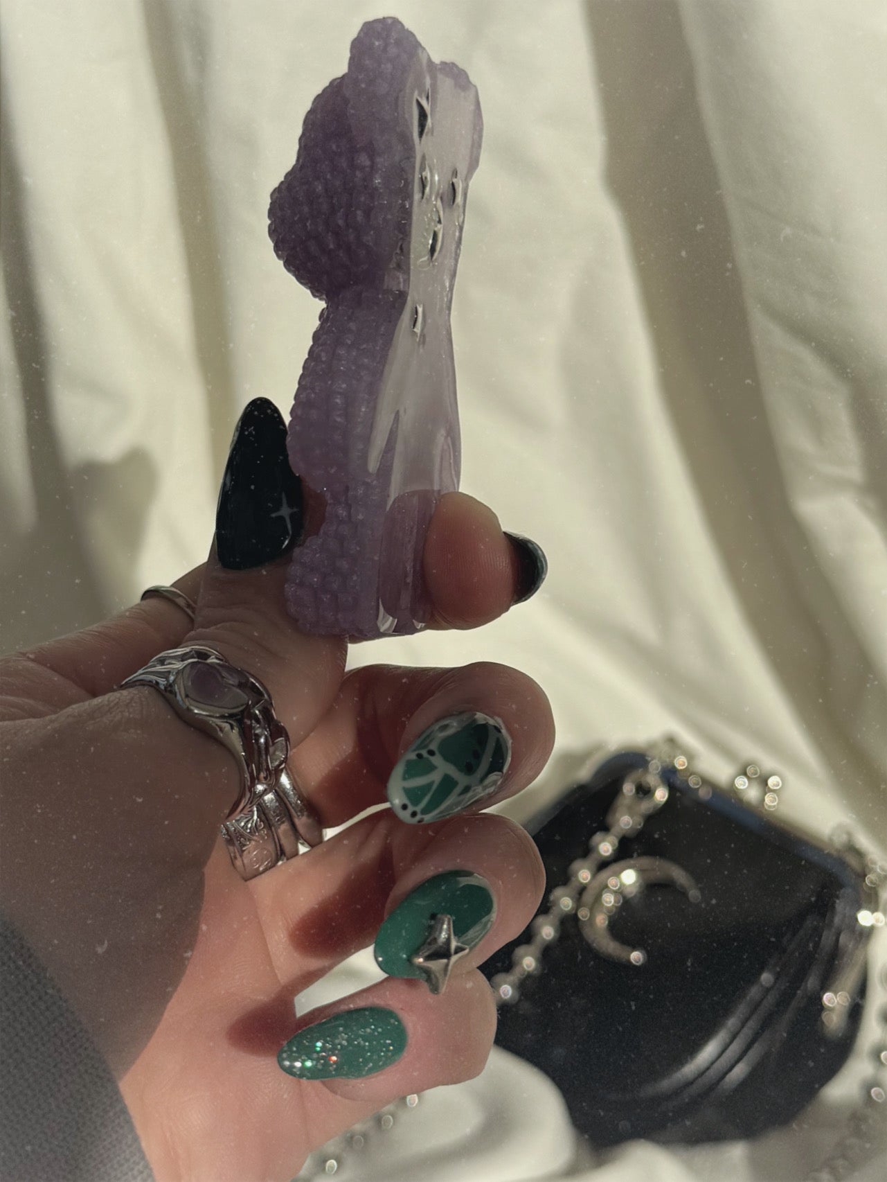 Jagger bear: purple moon catcher