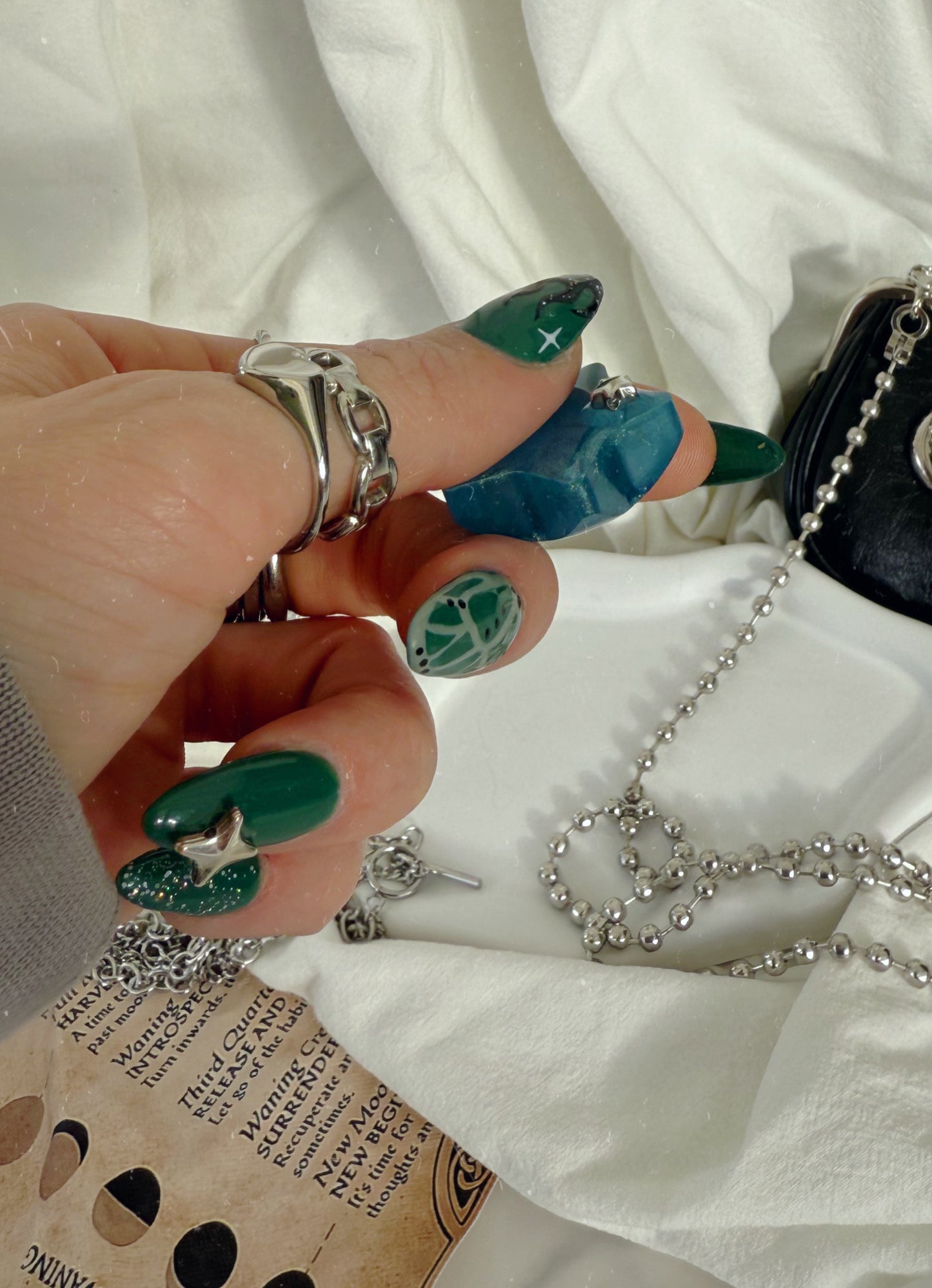 Blue double star & star