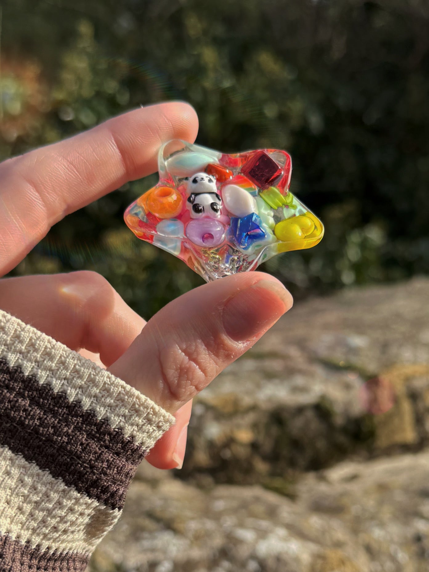 Random rainbow water star 25