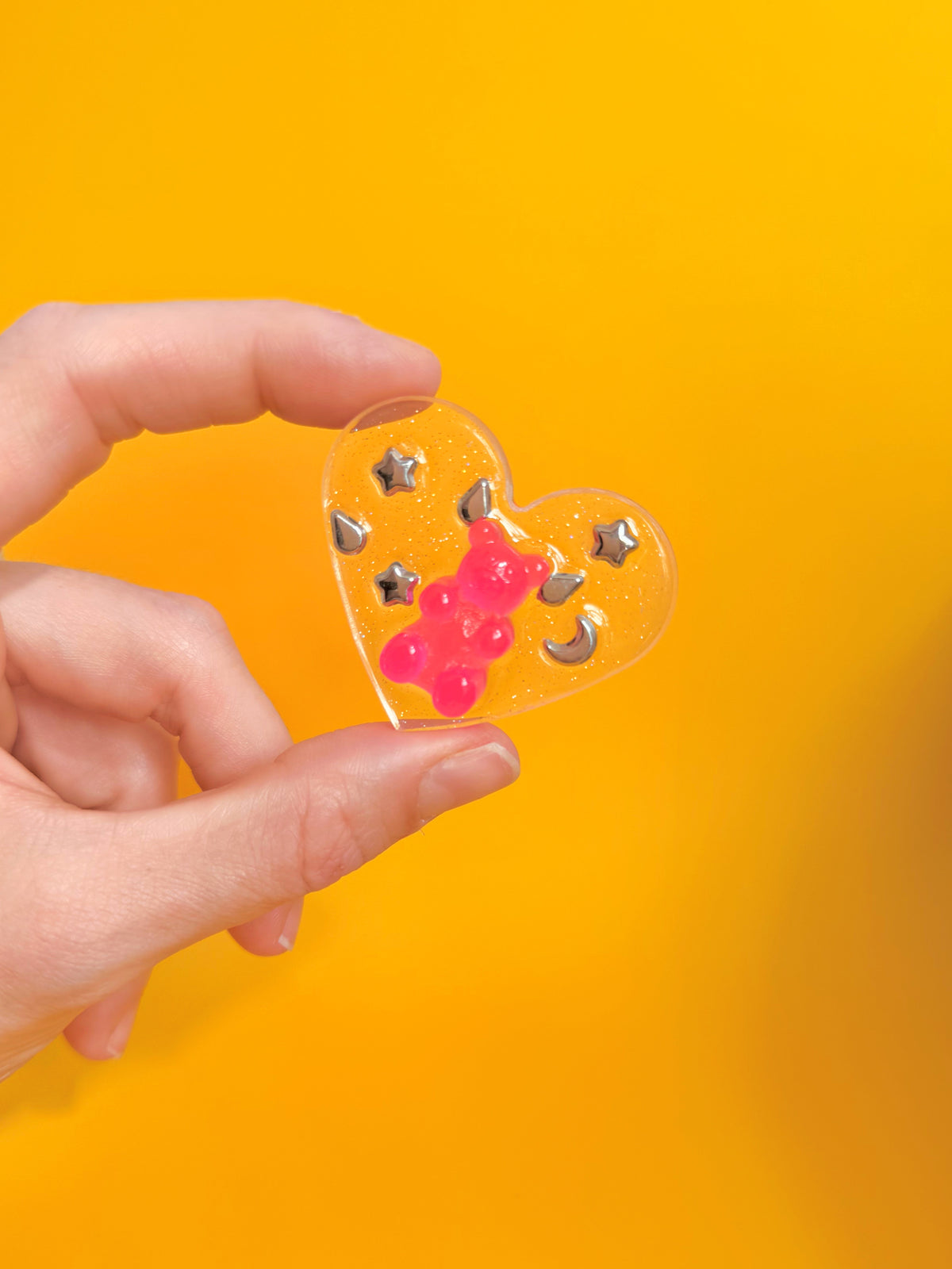 Pink gummy : heart orb