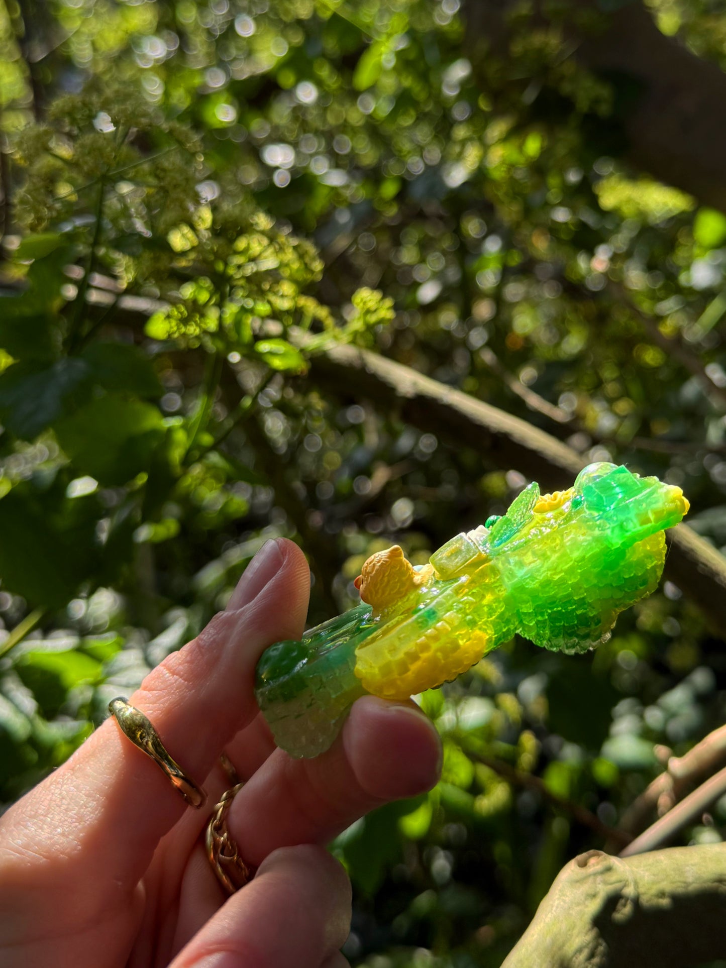 Jagger bear: happy chick