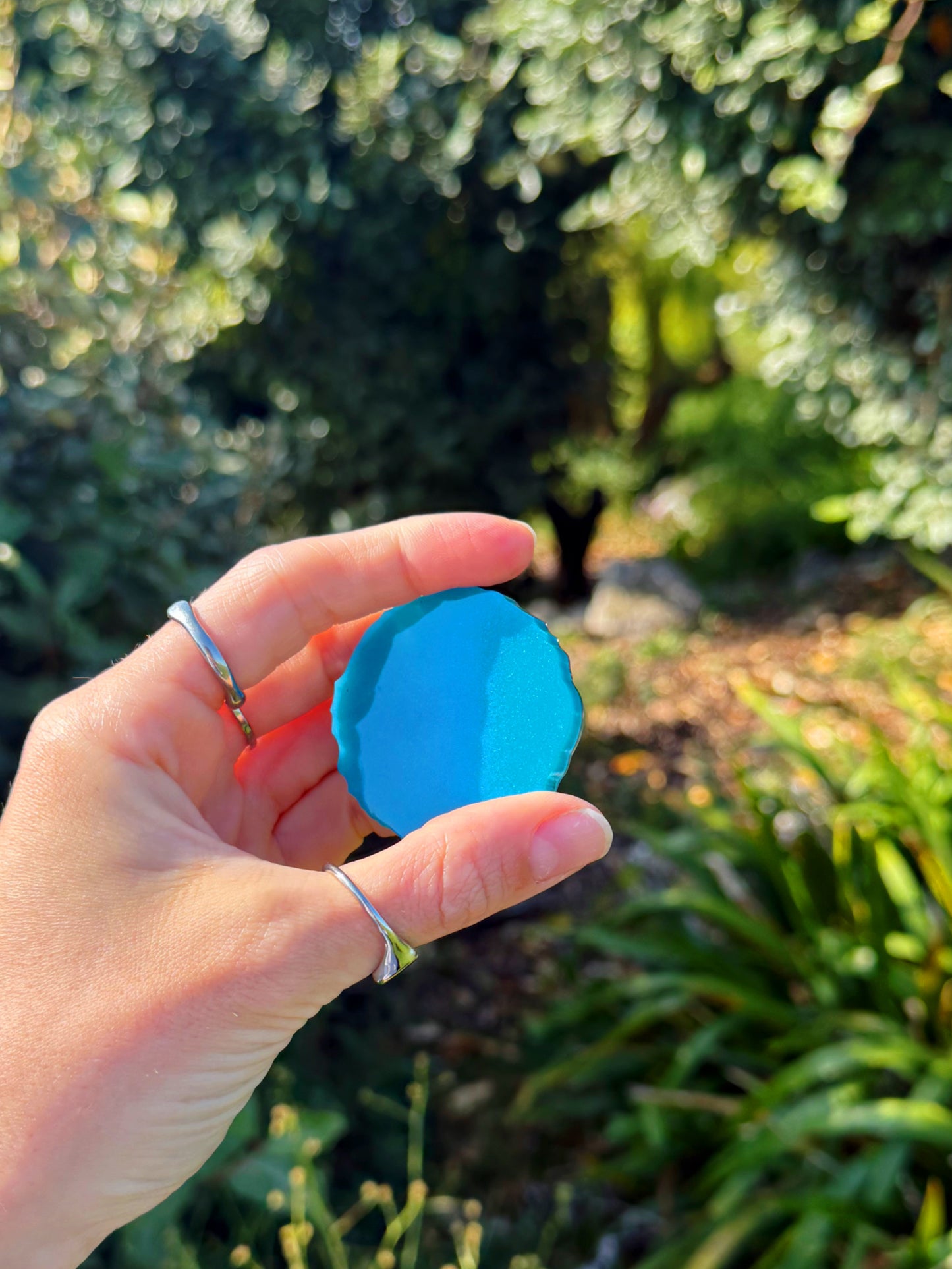 Mythical rock large geode orb