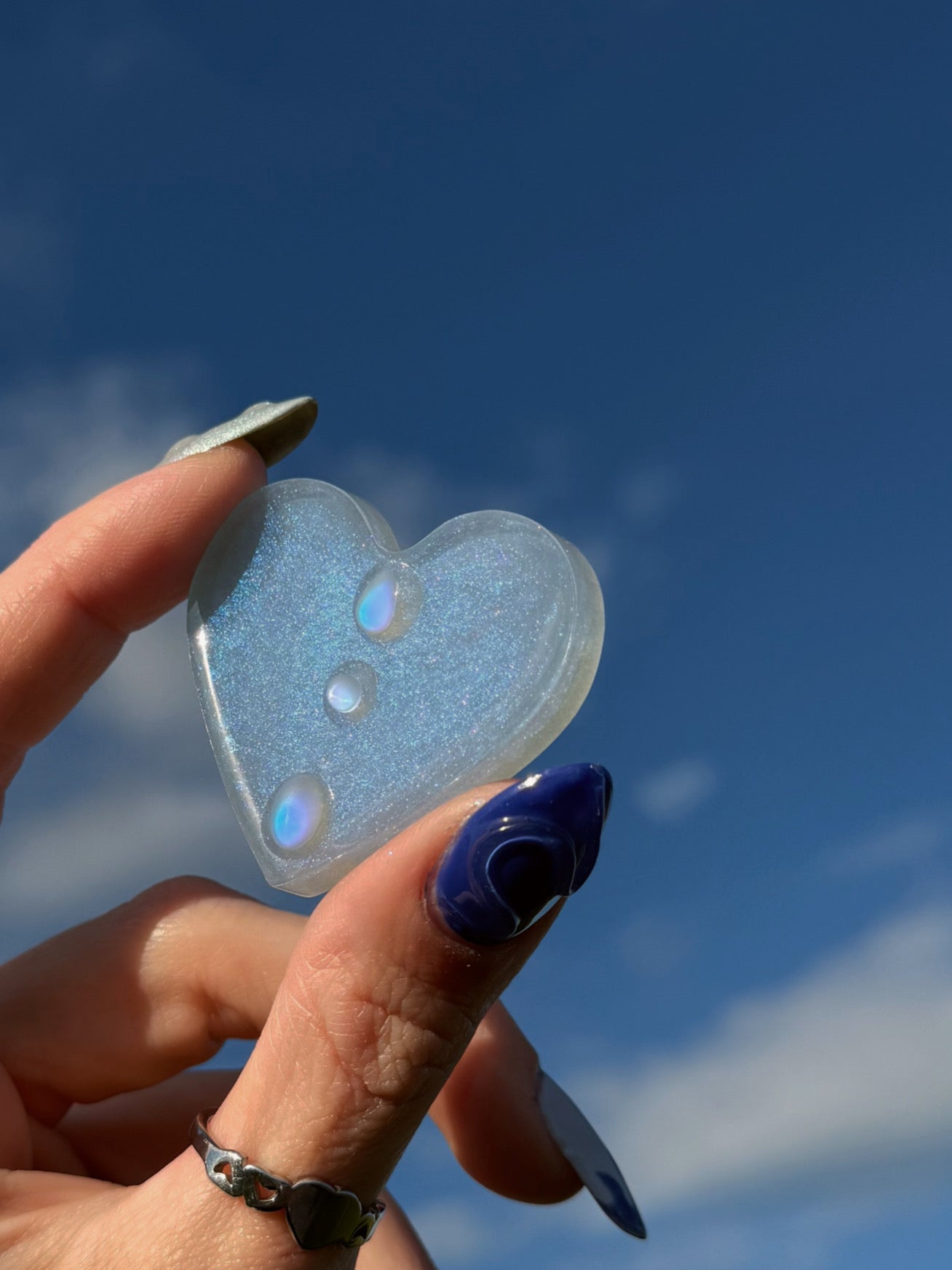 3 drop chunky heart