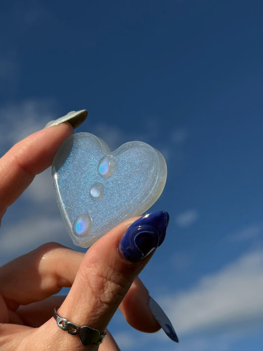 3 drop chunky heart