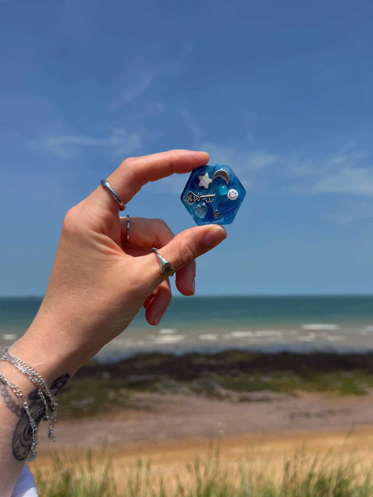 Water finding L hexagon