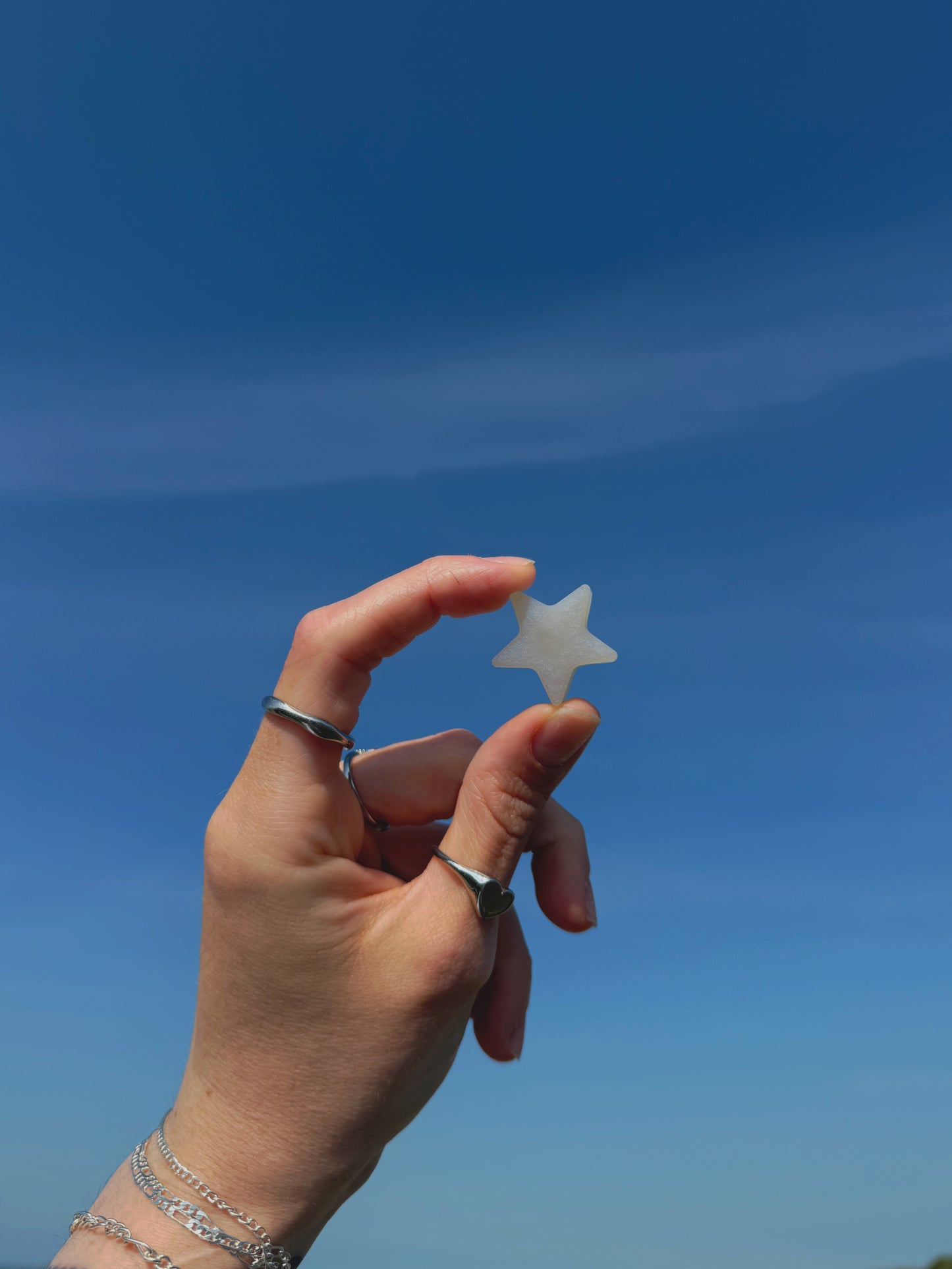 Lucky star: white water